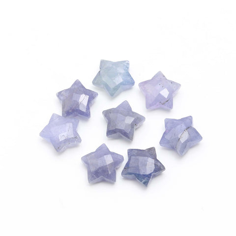 Blue Sapphire Blue Star Smooth Faceted 8 MM Stone