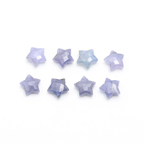 Blue Sapphire Blue Star Smooth Faceted 8 MM Stone