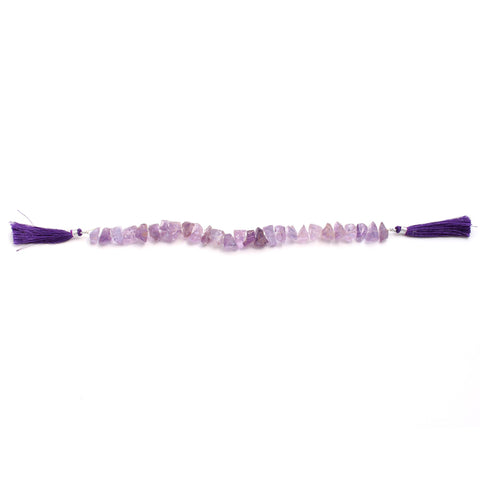 Amethyst Pink Carving Natural Beads 8 Inches Strands