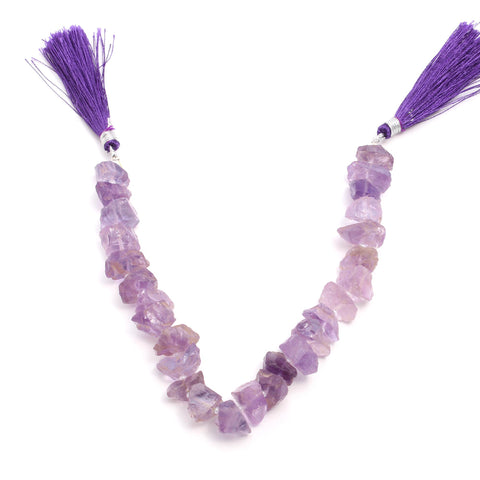 Amethyst Pink Carving Natural Beads 8 Inches Strands