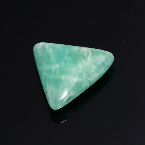 Chrysophrase Green Triangle Faceted Natural 24 MM Stone