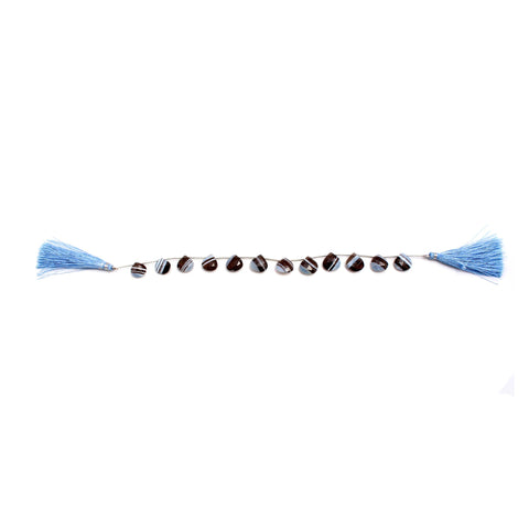 Owyhee Opal Curved Heart Faceted Natural Beads 8 Inches Strands