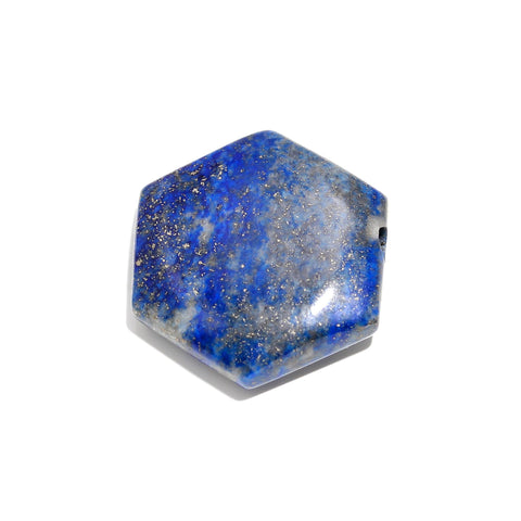 Lapis Lazuli Blue Hexagon Faceted Natural 18 MM Stone