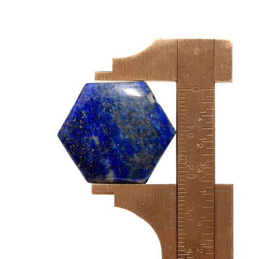 Lapis Lazuli Blue Hexagon Faceted Natural 18 MM Stone