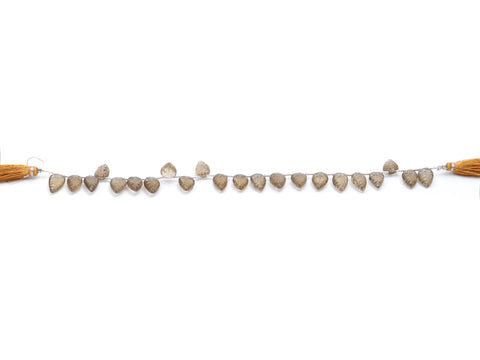 Champagne Quartz Leaf Craving Faceted Natural Beads 8 Inches Strands