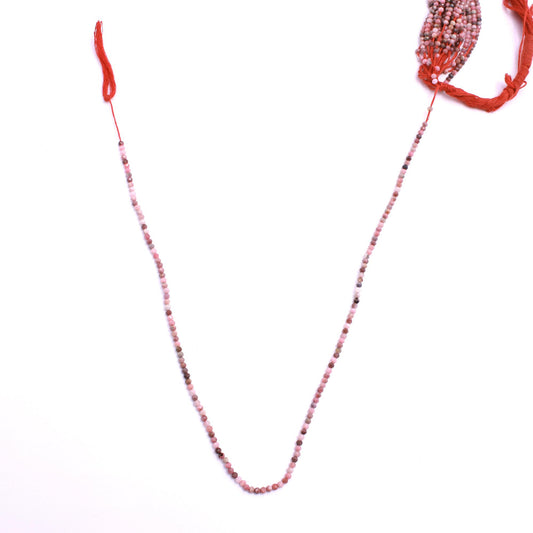 Ruby Shaded Red Round Faceted Natural Beads 12 Inches Strands