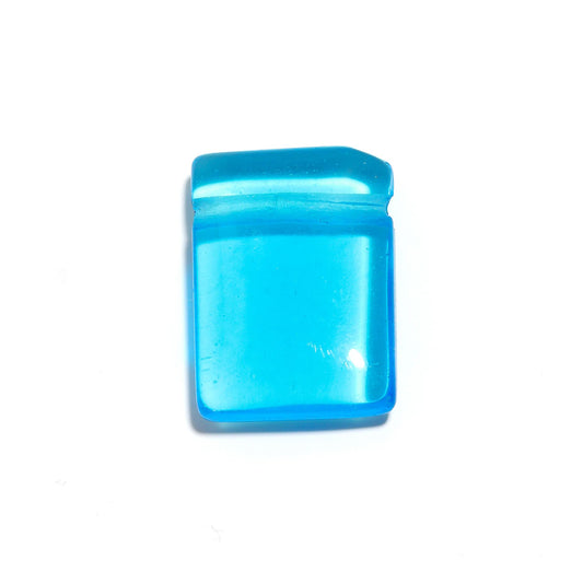 Blue Topaz Blue Rectangle Faceted Natural 24 MM Stone