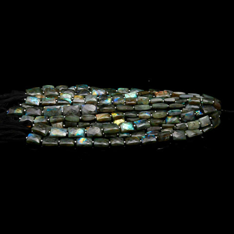 Labradorite Twisted Marquis Smooth Faceted Natural Beads 8 Inches Strands