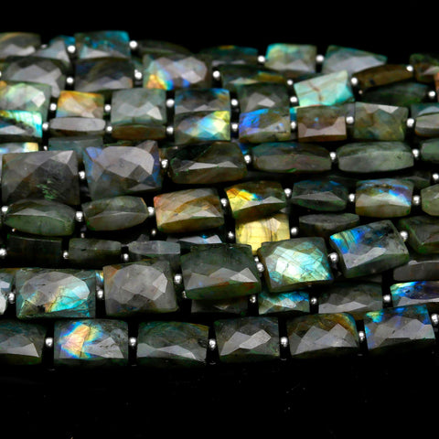 Labradorite Twisted Marquis Smooth Faceted Natural Beads 8 Inches Strands