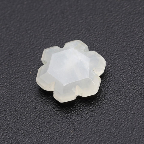 Moonstone White Shuriken Carving Natural 12 MM Stone