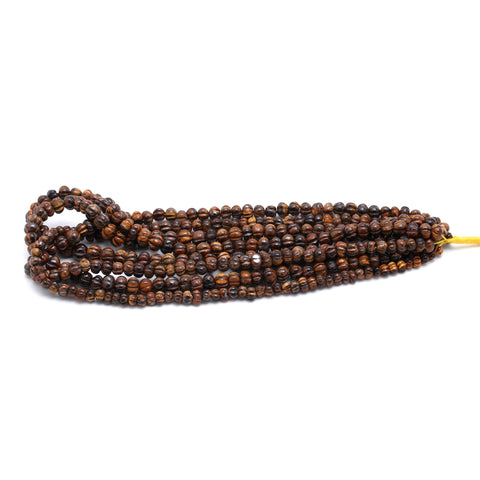 Tiger Eye Brown Watermelon Smooth Natural Beads 16 Inches Strands