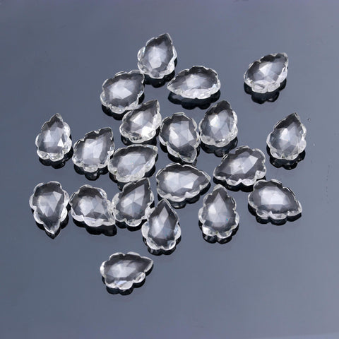 Crystal Quartz Leaf Carving Natural Beads