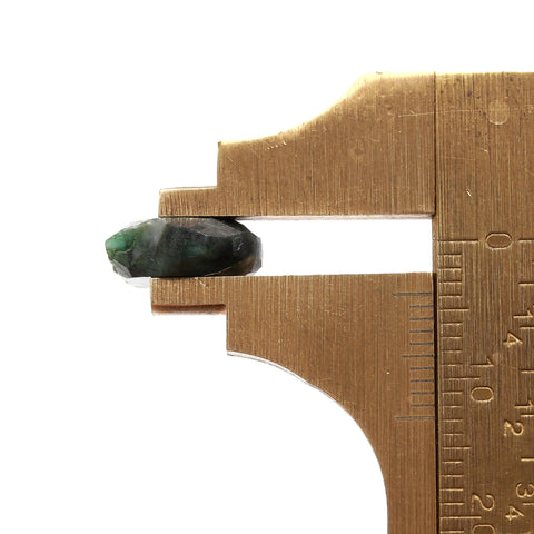 Emerald Green Head Carving Natural 10 MM Stone