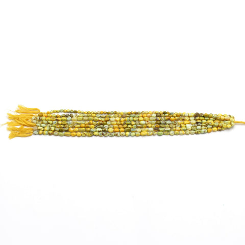 Bumble Opal Yellow Mix Shape Smooth Natural Beads 8 Inches Strands