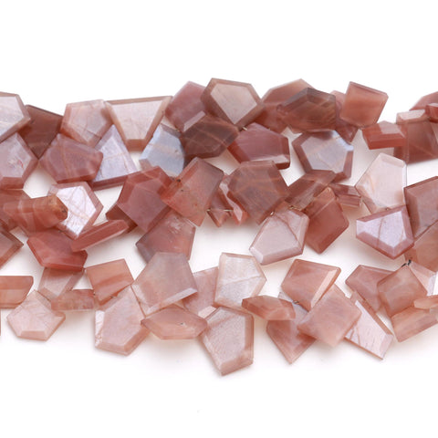 Sunstone Brown Nugget Smooth Natural Beads 8 Inches Strands