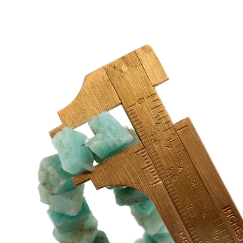 Amazonite Green Raw Natural Beads