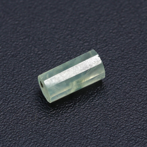 Prehnite Green Tube Faceted Natural 10MM Stone