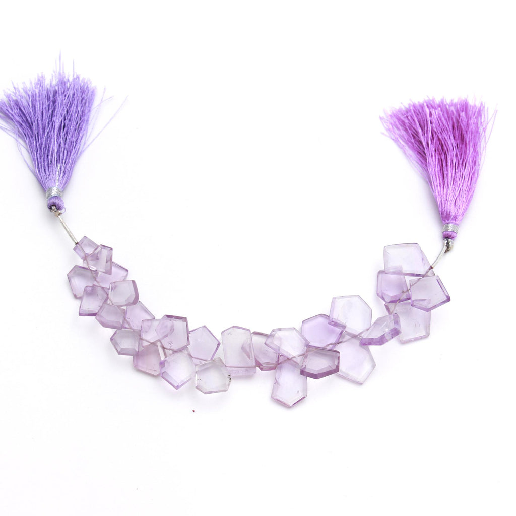 Amethyst Pink Nugget Smooth Natural Beads 8 Inches Strands