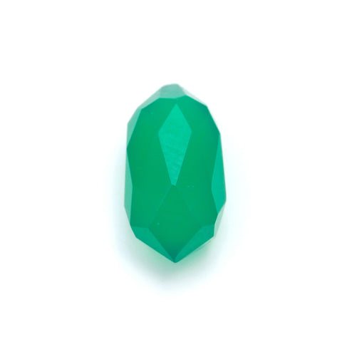 Green Onyx Double Pencil Faceted Natural 10 MM Stone