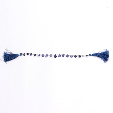 Lapis Lazuli Blue Nuggets Smooth Natural Beads 8 Inches Strands