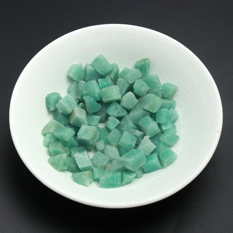 Amazonite Green Raw Natural Beads