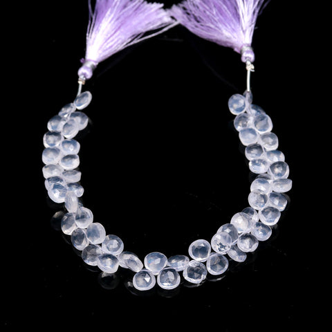 Lavender Amethyst Pear Faceted Natural Beads 8 Inches Strands