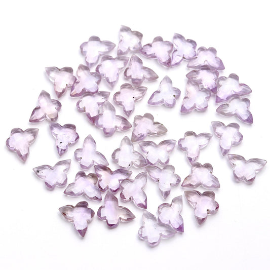 Amethyst Purple Butterfly Carving Natural 9 MM Beads