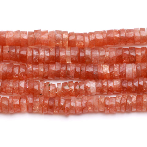 Carnelian Orange Tire Smooth Natural Beads 13.5 Inches Strands