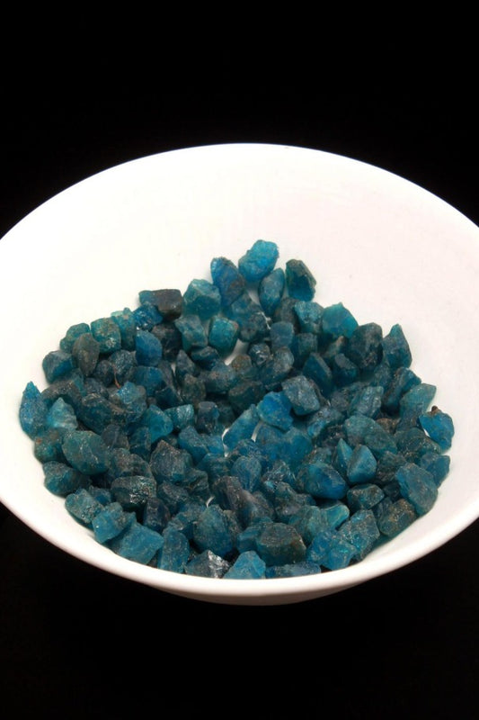 Blue Apatite Raw Faceted Natural Beads