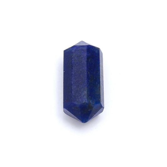 Lapis Lazuli Blue Double Pencil Faceted Natural 10 MM Stone