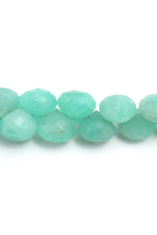 Amazonite Blue Onion Faceted Natural Beads