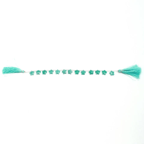 Amazonite Green Star Faceted Natural Beads