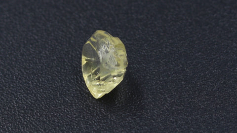 Citrine Yellow Leaf Carving Natural 10 MM Stone