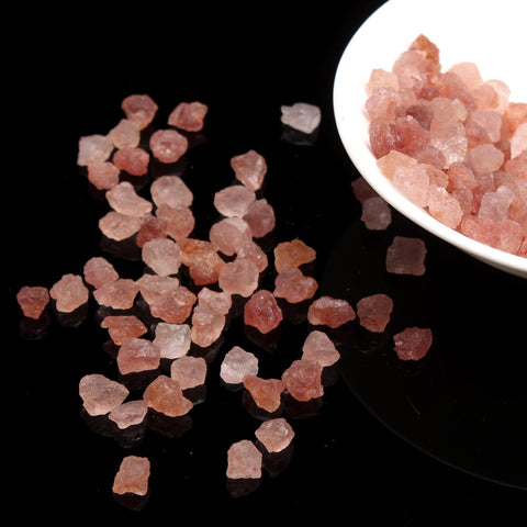 Strawberry Quartz Pink Raw Faceted Natural Beads