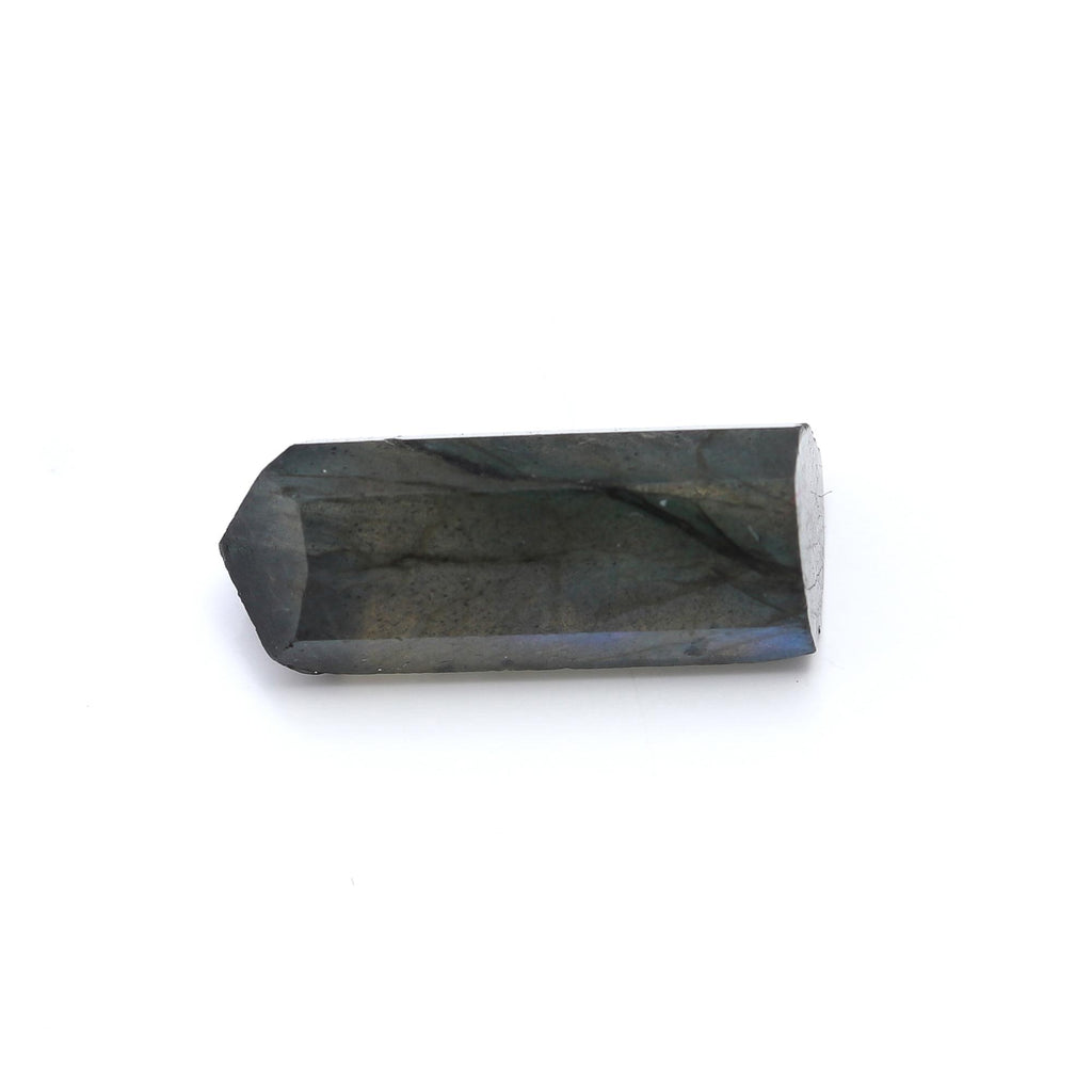 Labradorite Grey Pencil Faceted Natural 15 MM Stone