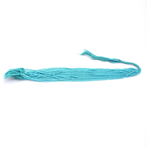 Turquoise Blue Round Faceted Natural Beads