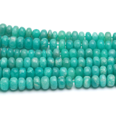 Chrysoprase Green Rondelle Smooth Natural Beads 16 inches strands