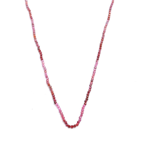 Ruby Shaded Red Round Faceted Natural Beadsn123.5 inches strands