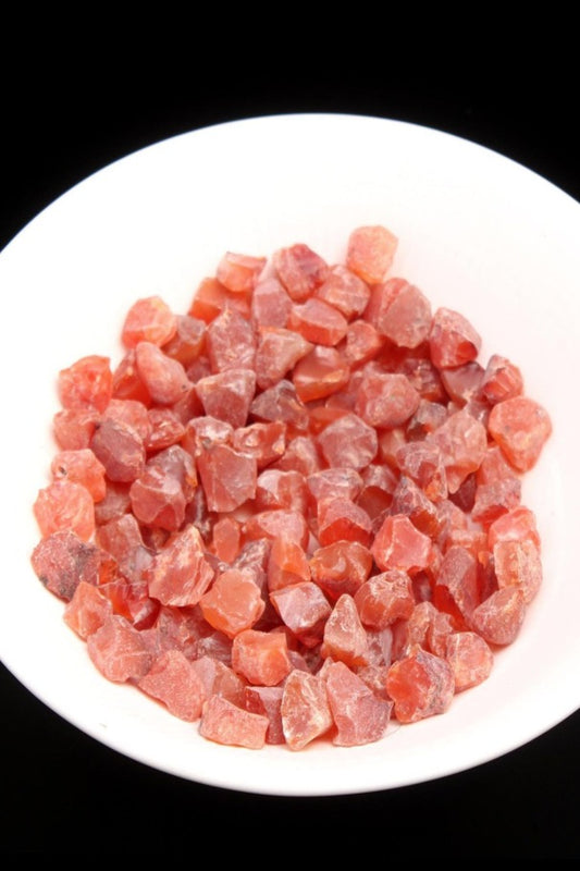 Carnelian Orange Raw Faceted Natural Beads