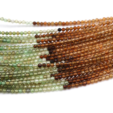 Petro Tourmaline Brown Rondelle Faceted Natural Beads 16 Inches Strands