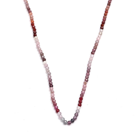 Multi Spinel Shaded Multicolor Round Faceted Natural Beads 12.5 inches strands