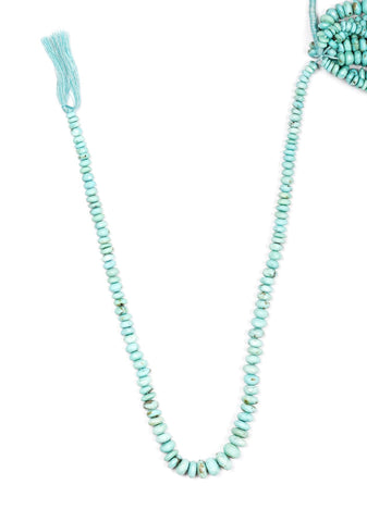 Turquoise Blue Green Rondelle Faceted Natural Beads