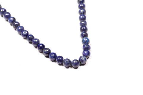 Lapis Lazuli Blue Round Smooth Natural Beads