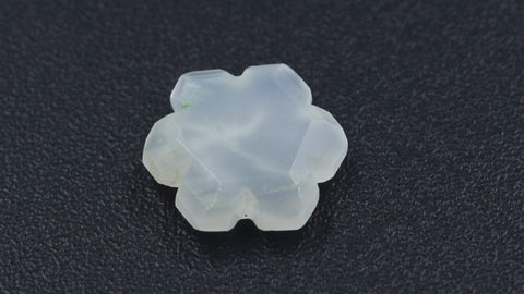 Moonstone White Shuriken Carving Natural 12 MM Stone