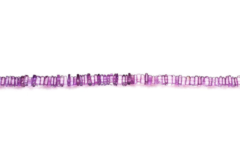 Amethyst Purple Square Chips Smooth Natural Beads