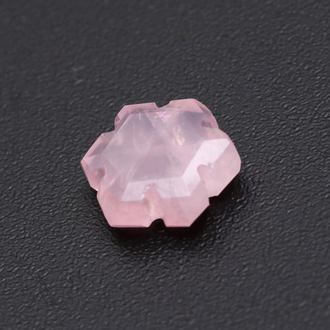 Rose Quartz Pink Shuriken Carving Natural 12 MM Stone