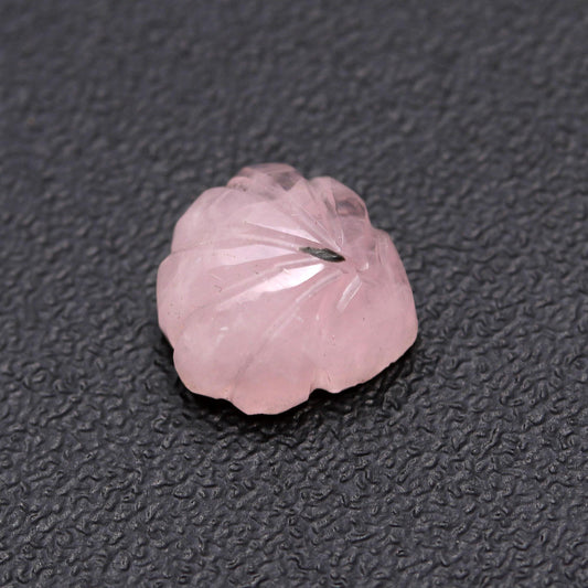 Rose Quartz Pink Shell Carving Natural 9 MM Stone