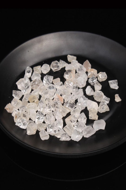 Crystal Quartz Raw Faceted Natural Beads