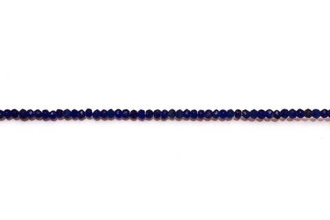 Lapis Lazuli Blue Rondelle Faceted Natural Beads