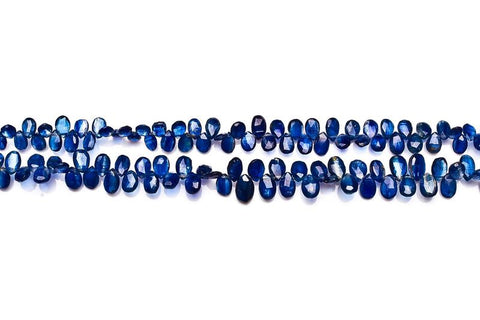 Kyanite Blue Pear Faceted Natural Beads